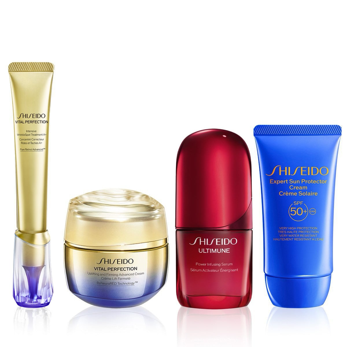 Retinol İçeren & Olgun Ciltler İçin Lifting Etkili & Yenileyici & Güneşten Koruyucu Cilt Bakım Seti